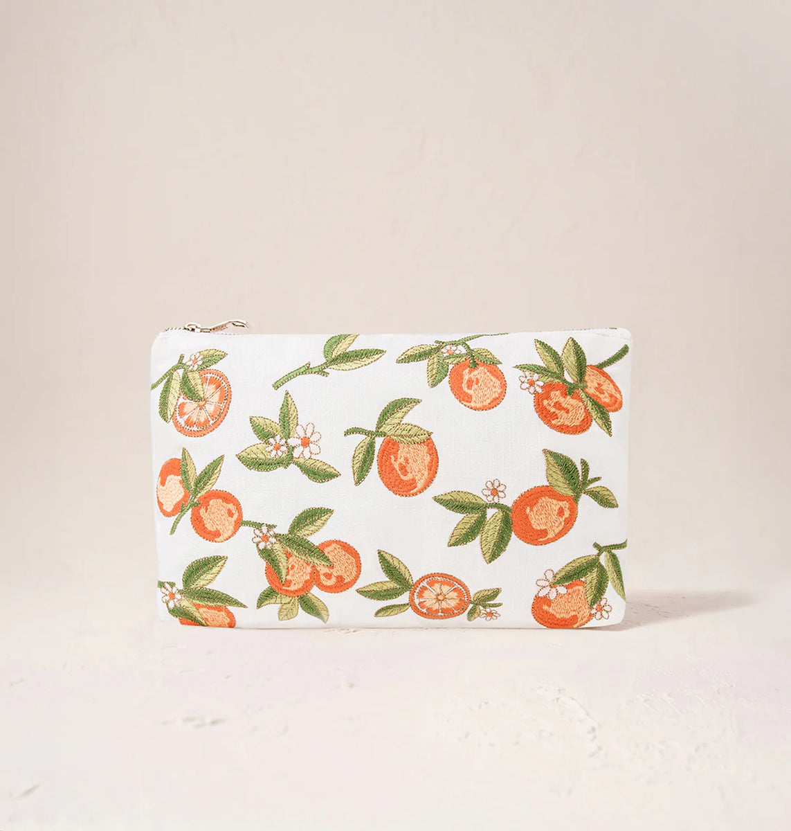 【Elizabeth Scarlett】Orange Blossom Everyday Pouch Elizabeth Scarlett everyday pouch- Orange blossom – F and R
