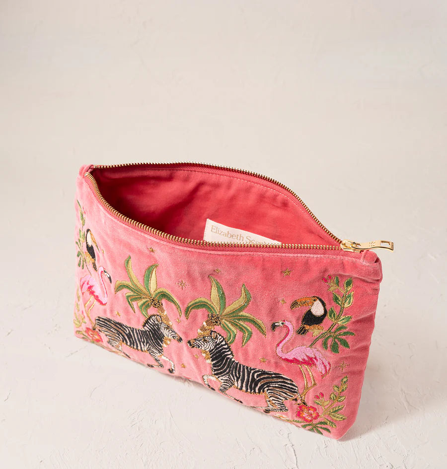 Elizabeth Scarlett everyday pouch-Wild Zebra – F and R Boutique