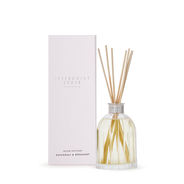 PEPPERMINT GROVE BRAND DIFFUSERS SCENTED PATCHOULI & BERGAMOT