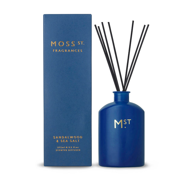 MOSS ST BRAND DIFFUSER SCENTED SANDALWOOD AND SEA SALT
