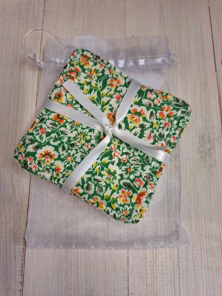 Hand sewn reusable face cloths/wipes