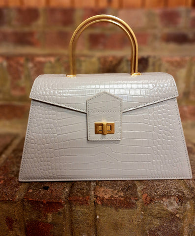 Apede 1.9 NYC natural mock snake bag
