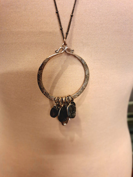 Brave Lotus "feather in the wind" necklace