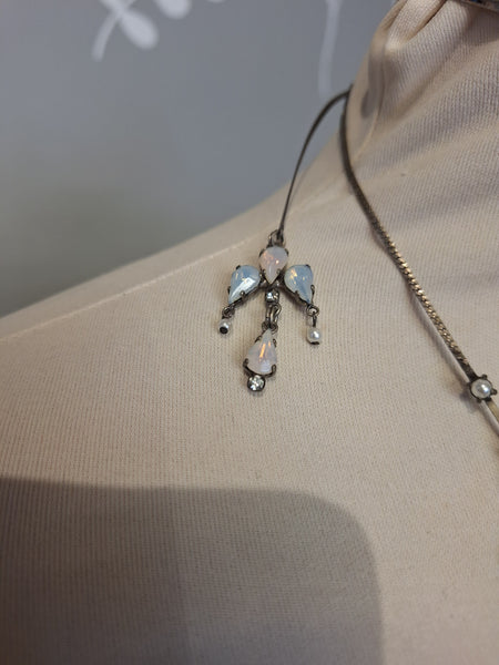 De Luxe NYA'DAM vintage opaline necklace