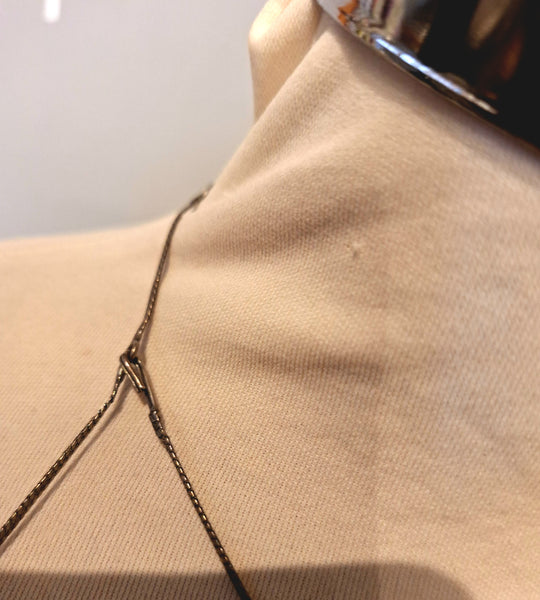 De Luxe NYA'DAM vintage opaline necklace