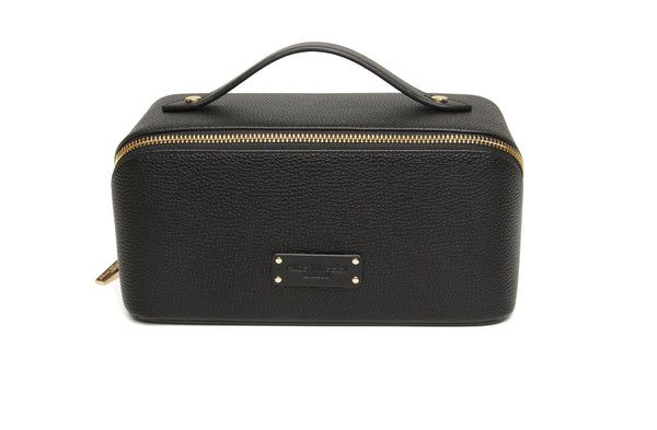 Alice Wheeler Kensington train case-Black
