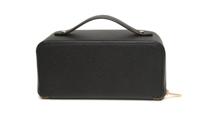 Alice Wheeler Kensington train case-Black