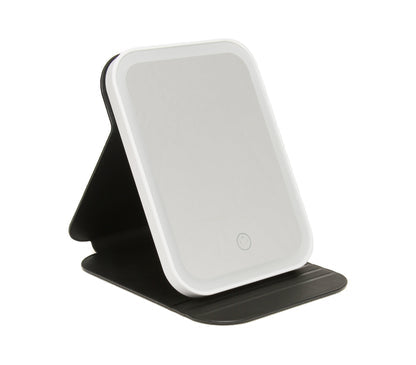 Alice Wheeler Kensington LED travel mirror -Black