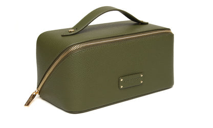 Alice Wheeler-Kensington train case-Olive
