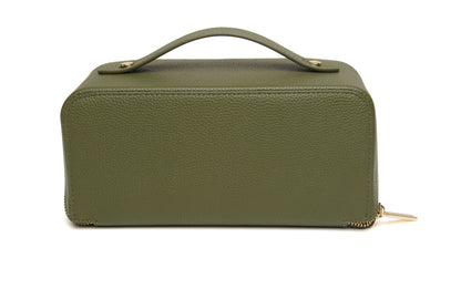 Alice Wheeler-Kensington train case-Olive