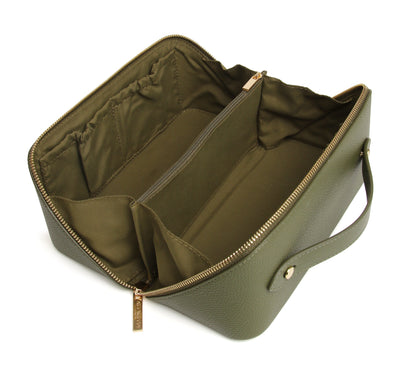 Alice Wheeler-Kensington train case-Olive