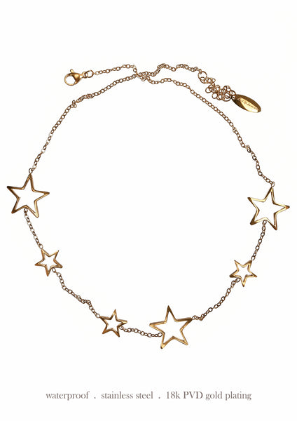 Hot Tomato stars in orbit necklace