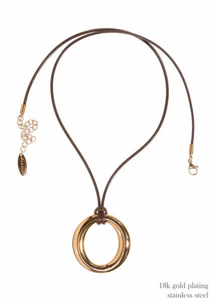Hot Tomato omega pendant necklace