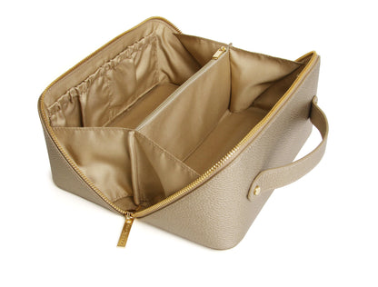 Alice Wheeler Train case-Bronze