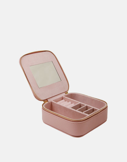 Alice Wheeler Jewellery case-Pink