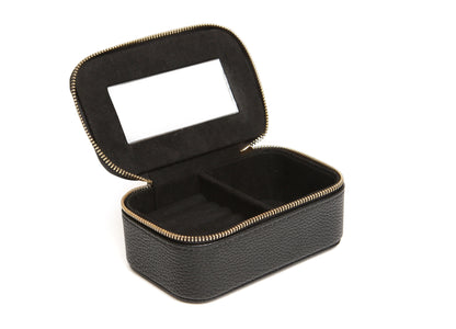 Alice Wheeler Mini jewellery case-Black