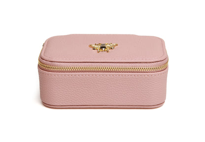 Alice Wheeler Mini jewellery case-Pink