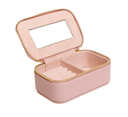 Alice Wheeler Mini jewellery case-Pink