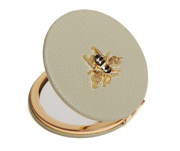 Alice Wheeler compact mirror -Pistachio