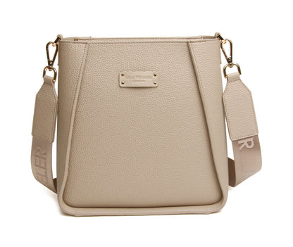 Alice Wheeler London Kensington crossbody bag -Stone