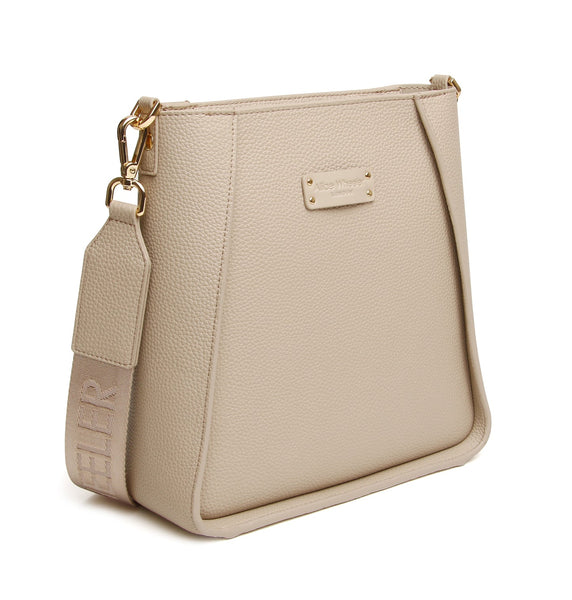 Alice Wheeler London Kensington crossbody bag -Stone