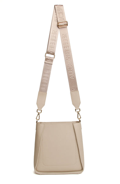 Alice Wheeler London Kensington crossbody bag -Stone