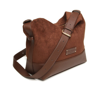 Alice Wheeler Kensington suedette CBBag -Chocolate