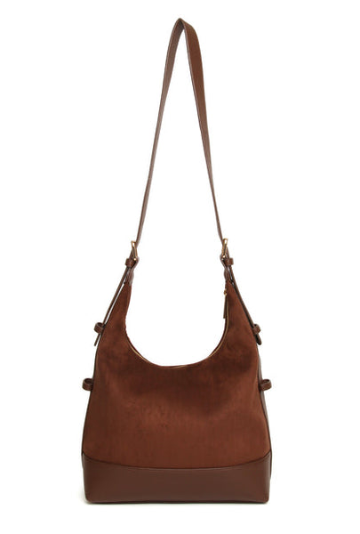 Alice Wheeler Kensington suedette CBBag -Chocolate