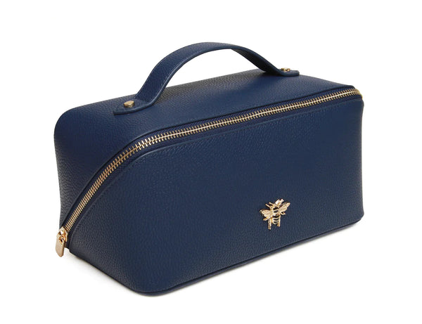 Alice Wheeler train case- Navy