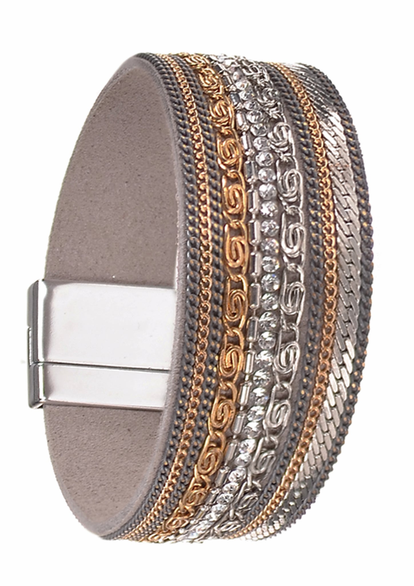 Hot Tomato "chain" cuff bracelet