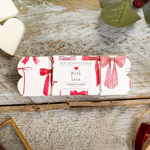 Toasted Crumpet mini soap set-Crimson Velvet