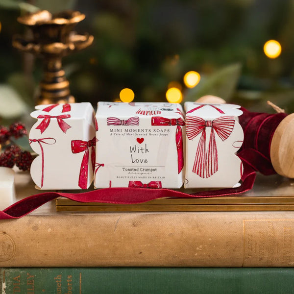 Toasted Crumpet mini soap set-Crimson Velvet