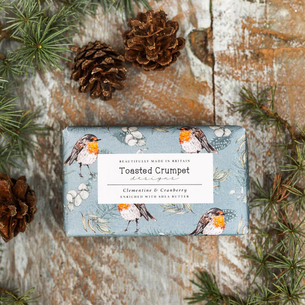 Toasted Crumpet Soap bar-Clementine & Cranberry