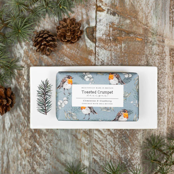 Toasted Crumpet Soap bar-Clementine & Cranberry