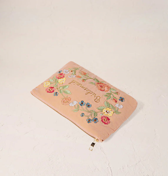 Elizabeth Scarlett Floral Bridesmaid everyday pouch