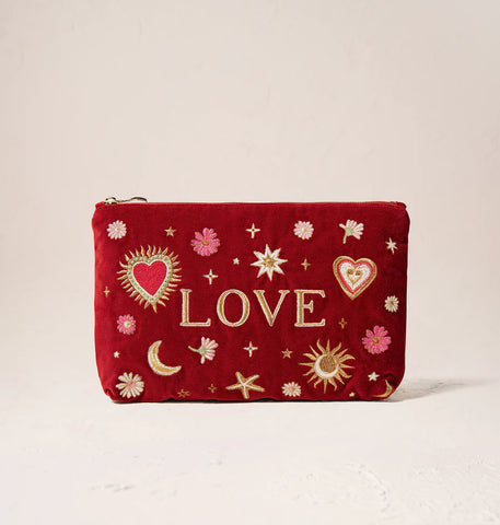 Elizabeth Scarlett "LOVE" everyday pouch