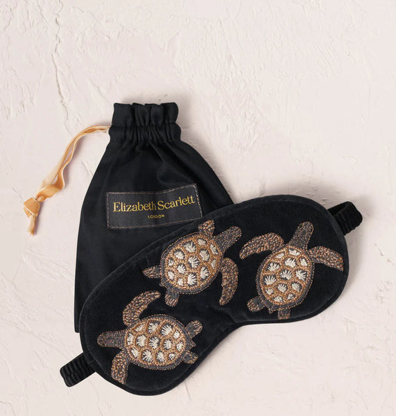 Elizabeth Scarlett Turtle Conservation- Eyemask -Charcoal