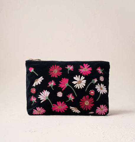 Elizabeth Scarlett -Everday pouch -Wildflower Charcoal