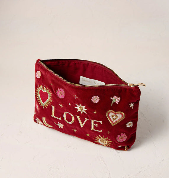 Elizabeth Scarlett "LOVE" everyday pouch