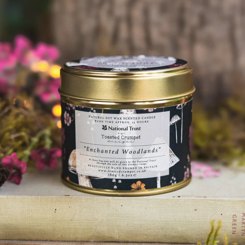 Toasted Crumpet Tin candle-Enchanted Woodlands