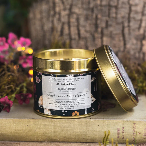 Toasted Crumpet Tin candle-Enchanted Woodlands