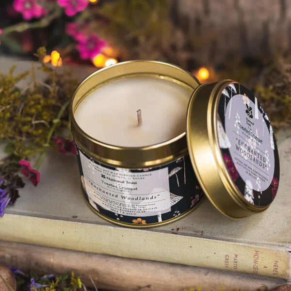 Toasted Crumpet Tin candle-Enchanted Woodlands