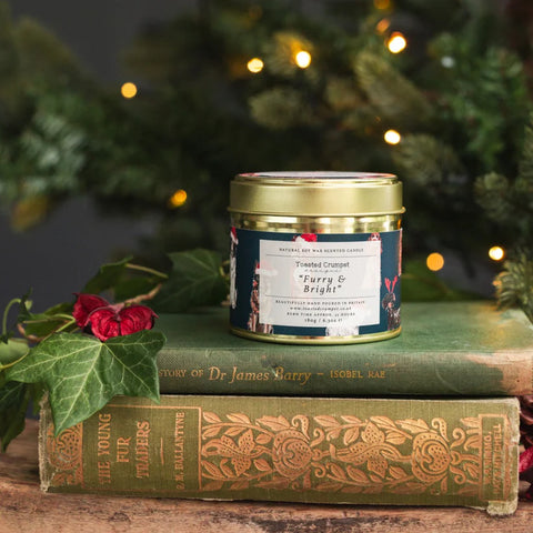 Toasted Crumpet Tin candle-Furry & bright