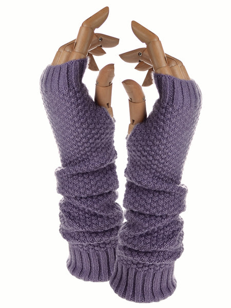 Long mitts with thumb hole