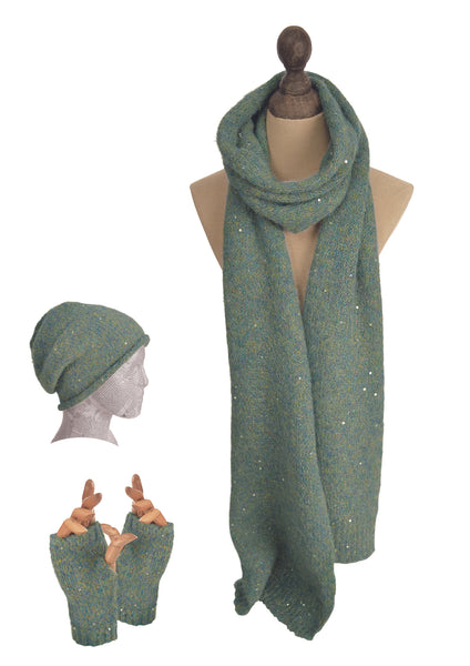 Hot Tomato shimmer sequin scarve - 3 colours