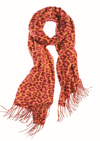 Hot Tomato animal print scarves - 2 colours