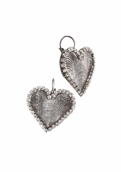 Hot Tomato heart earrings