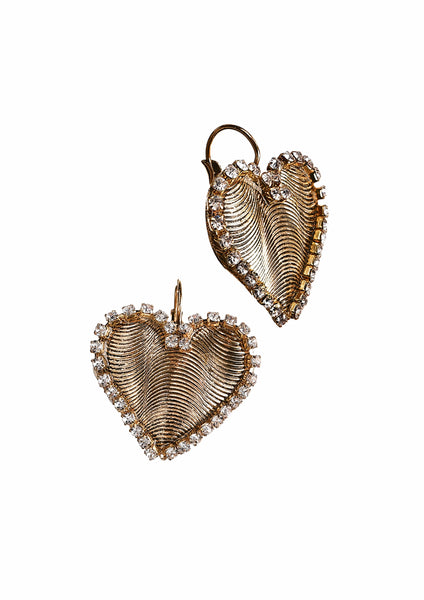Hot Tomato heart earrings