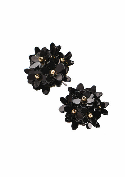 Hot Tomato flower earrings