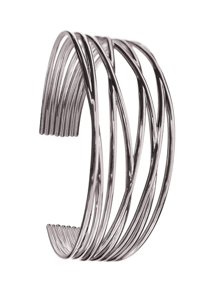 Hot Tomato layered wire cuff bracelet